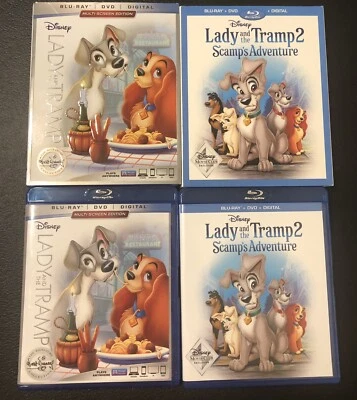 Комплект фильмов Disney's Lady And The Tramp 2 (Blu-ray + DVD) с чехлами БЕЗ КОДА - Изображение 1 из 3