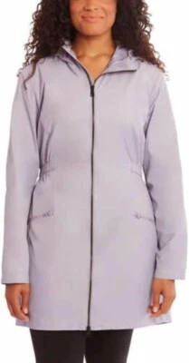 *NUEVO CON ETIQUETAS*Chaqueta ligera con capucha Kirkland Signature para damas (lavanda, M) Foto 1 de 4