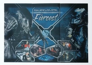 2004 AVP Alien Vs Predator #SF1-SF9 Survival Of The Fiercest Puzzle Card Set NM! - Picture 1 of 2