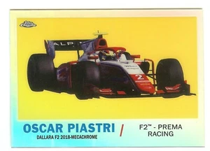 2021 Topps Chrome Formula 1 Racing Oscar Piastri Card #T61-OP Refractor - Bild 1 von 2