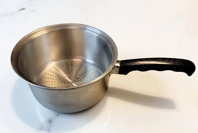 Vintage Vollrath Lo-Heet Strainer - MCM Stainless Steel Cookware - Image 1 of 2