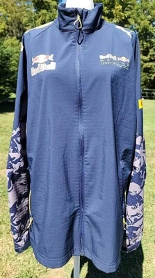 Puma x Red Bull Racing Light Jacket Adult Large Blue Formula One Zip Up Flaws  - Image 1 of 4