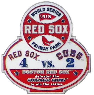 1918 World Series Commemorative Pin - Red Sox vs. Cubs - Limited 1,000 - Image 1 of 2
