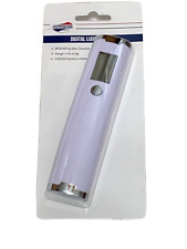 American Tourister White Electronic Digital Luggage Scale AT96 LCD