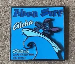 Disney Stitch Alien Surf Pin - Picture 1 of 1