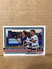COLLEGIATE NATIONAL TEAM 2023 PANINI USA BASEBALL STARS & STRIPES #97
