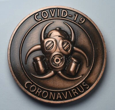 Brand New I SURVIVED 2020 Commemorative Coin. Copper. Embossed 3D Heavy Lockdown