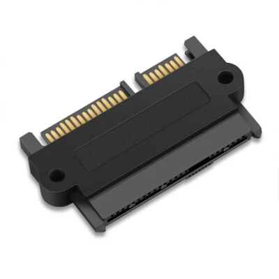 SAS to SATA 22pin Converter SFF-8482 Hard Disk Drive HDD Data Power Adapter Plug - Image 1 of 4