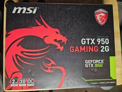 MSI GeForce GTX 950 2GB GDDR5 PCI Express 3.0 x16 ATX GAMING Video Card - Image 1 of 4