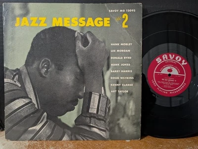 Hank Mobley ‎– Jazz Message #2 Savoy OG Donald Byrd Lee Morgan Art Taylor RVG LP - Image 1 of 3