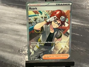 Tarjeta Pokémon Roark 242/182 Paradox Rift (PAR) casi nueva arte completo - Imagen 1 de 2