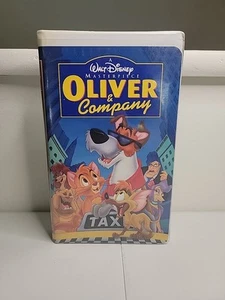 Disney’s Oliver & Company VHS Video Tape Masterpiece Clamshell Case - Imagen 1 de 8