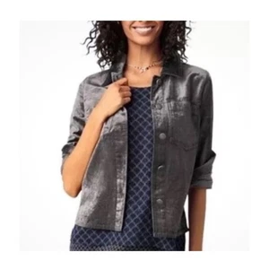 Cabi 3730 Tuesday Topper Chaqueta Terciopelo Aplastado Mujer’s Talla S - Imagen 1 de 11