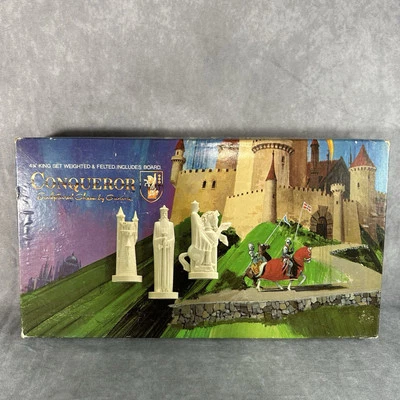 Juego de ajedrez esculpido vintage Conqueror Peter Ganine 100% completo Foto 1 de 3