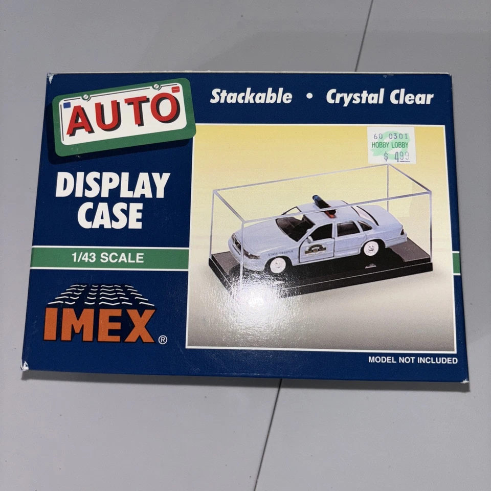 IMEX 1/43 Auto Display Case Black Base 2512