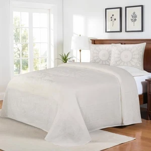 Cotton Blend Bedspread 2-Piece Set, Light Weight Blanket, 1 Matching Pillow S... - Picture 1 of 6