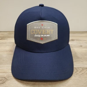 Covert Jeep Ram Mütze Kappe Druckknopflasche Herren marineblau Patch Logo Bienenhöhle Texas - Bild 1 von 7