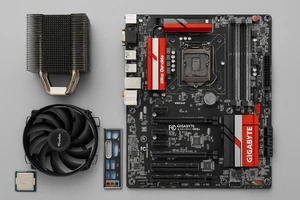 Płyta główna GIGABYTE GA-Z87X-UD4H + pakiet procesora Intel Core i7-4770K 3,5 GHz - Zdjęcie 1 z 10