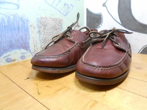 Timberland Brown Leather Boat Shoes Men's 14W - Picture 1 of 13