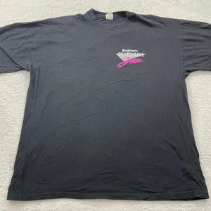 Camiseta negra vintage Seagrams platino jazz adulto grande años 90 concierto - Imagen 1 de 7