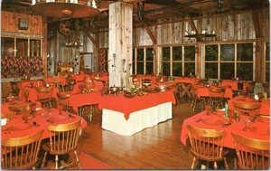 Postkarte VT Wilmington - Old Red Mill Restaurant Speisesaal - Bild 1 von 2
