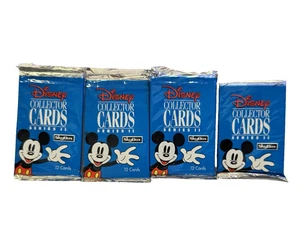 Sealed Vintage 1992 Disney Skybox Collector Cards Series 2 - 4 Packs - Picture 1 of 1