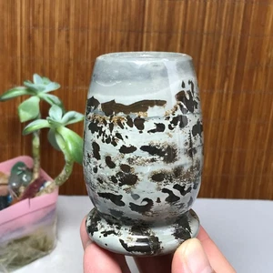 Jarrón pintura china natural piedra cristal adornos para decoración del hogar A1816 - Imagen 1 de 12