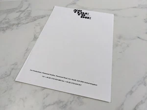 James Bond 007 No Time To Die Note Paper Production Set RARE Movie Memorabilia - Picture 1 of 3