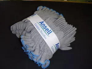 Guantes de alta temperatura para mujer Ansell 75-415 grandes gris mezcla de tela de terry GNST14LIL-GY - Imagen 1 de 4