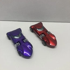 2 VINTAGE HOT WHEELS 25TH ANNIVERSARY CLASSIC Twin Mill￼ Redline 2 Shades - Picture 1 of 5
