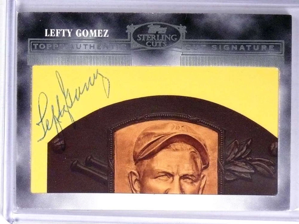2006 Topps Sterling Cuts Lefty Gomez autograph auto #CUT-33 - Image 1 of 1