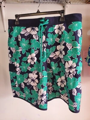 Bañador corto Lands' End para hombre talla mediana $50 3C315 nuevo sin etiquetas Foto 1 de 2