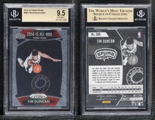 2015-16 Panini Prizm All-NBA Team Tim Duncan #386 BGS 9.5 GEM MINT HOF