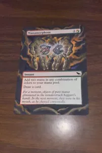 MTG Manamorphose Hand Painted Extended Art Shadowmoor - Picture 1 of 1