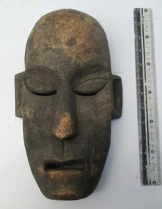 SPETTRALE VECCHIA Maschera esorcismo sciamano tribù teak Yao Mien Hill - Foto 1 di 2