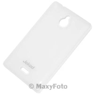 JEKOD CUSTODIA ORIGINALE SILICONE COVER  PELLICOLA NOKIA X2/ X2 DUAL SIM BIANCA - Immagine 1 di 4