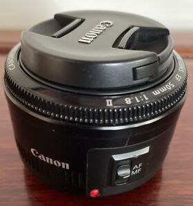 Canon EF 50mm F/1.8 II Standard AutoFocus Lens