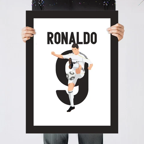 Cristiano Ronaldo CR7 Presentation, Real Madrid Print/Poster/Wall-Art [Part 1/3] Cover