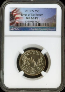 2019-S River of No Return Quarter NGC MS68 PL Quality - Picture 1 of 2
