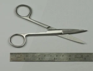 Schere Edelstahl 2" Feinpunkt für Basteln Hobby Schmuckherstellung - Bild 1 von 1