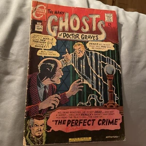 THE MANY GHOSTS OF DOCTOR GRAVES 3 Charlton comic book VG+/FN 1967 - Picture 1 of 6