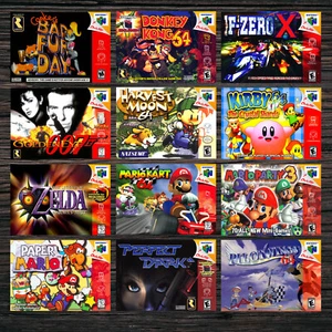 Nintendo 64 Box Art A4 Prints (297x210mm) (N64) - Picture 1 of 9