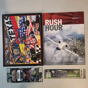 2005 Texas Motor Speedway Tickets & Collectors Ed. Magazine Program, Stat Sheet - Picture 1 of 15