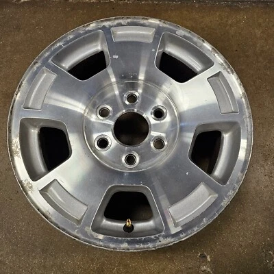 17" SILVERADO SILVER & POLISHED FACTORY ORIGINAL 5299 #1 - Imagem 1 de 4