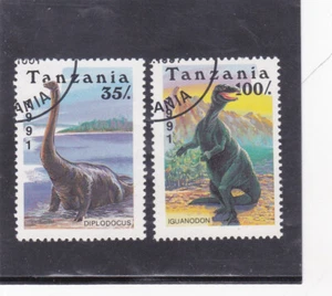 JUEGO DE ESTAMPILLAS DE DINOSAURIOS - Imagen 1 de 1