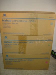 Konica Minolta BizHub C20/C30P/C31P IU312C IU312M IU312Y A0310GG A0310AG A03105G - Picture 1 of 8