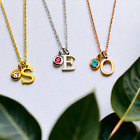 Personalised Initial Necklace | Custom Letter Necklace | Tiny initial Charm