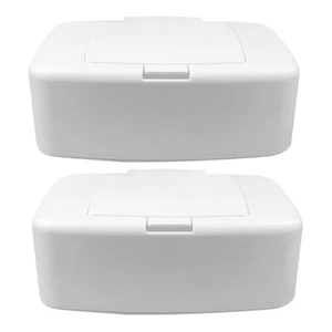 Caja de almacenamiento dispensadora de 2 piezas contenedor de plástico para bebé recargable viaje - Imagen 1 de 12