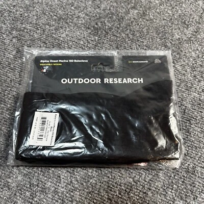 NUEVO Pasamontañas Outdoor Research para Hombres Negro Inicio Alpino Ligero Duradero Cálido Foto 1 de 4