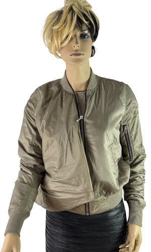 Giacca Bomber RICK OWENS Kaki Blouson Made in Italy marcata come 4US